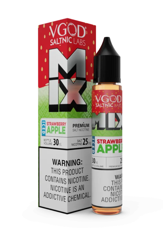 سالت توت فرنگی سیب یخ ویگاد VGOD Iced Strawberry Apple