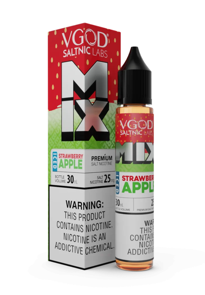 سالت توت فرنگی سیب یخ ویگاد VGOD Iced Strawberry Apple