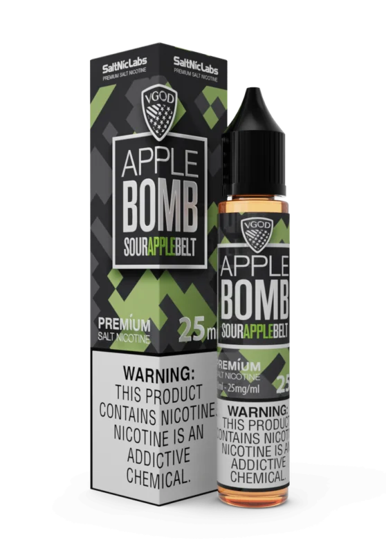 سالت بمب سیب ویگادVGOD Apple Bomb SaltNic E-Liquid