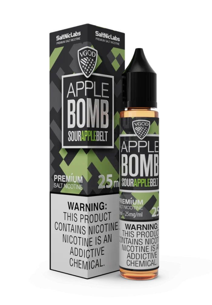 سالت بمب سیب ویگادVGOD Apple Bomb SaltNic E-Liquid