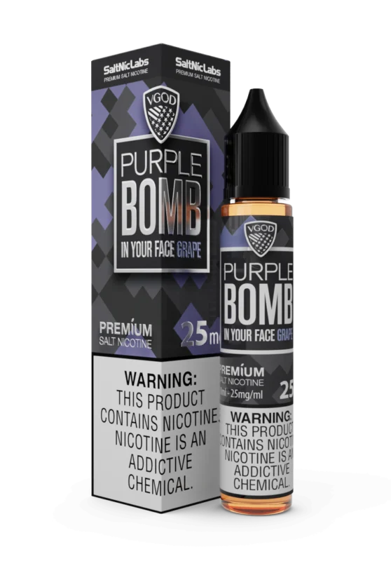 سالت سالت بمب انگور ویگادVGOD Purple Bomb SaltNic