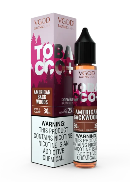 سالت تنباکو خشک دودی ویگاد | VGOD American Backwoods