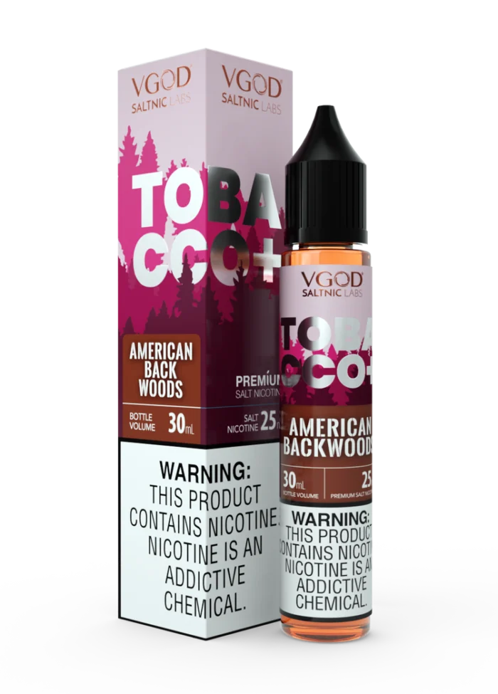 سالت تنباکو خشک دودی ویگاد | VGOD American Backwoods