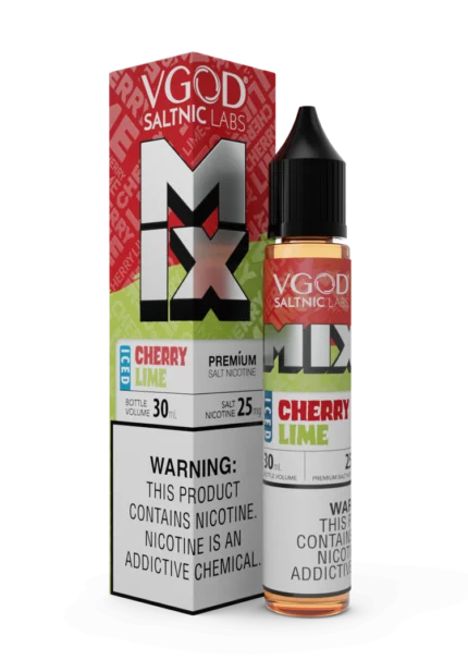 سالت آلبالو لیمو یخ ویگاد VGOD MIX Ices Cherry Lime