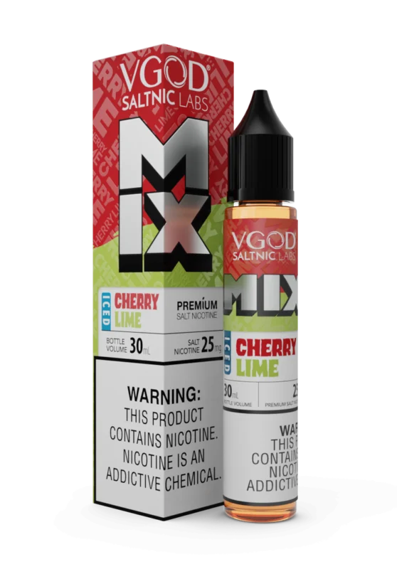 سالت آلبالو لیمو یخ ویگاد VGOD MIX Ices Cherry Lime