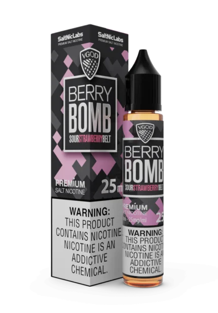 سالت سالت بمب توت فرنگی ویگادVGOD Berry Bomb SaltNic E‑Liquid