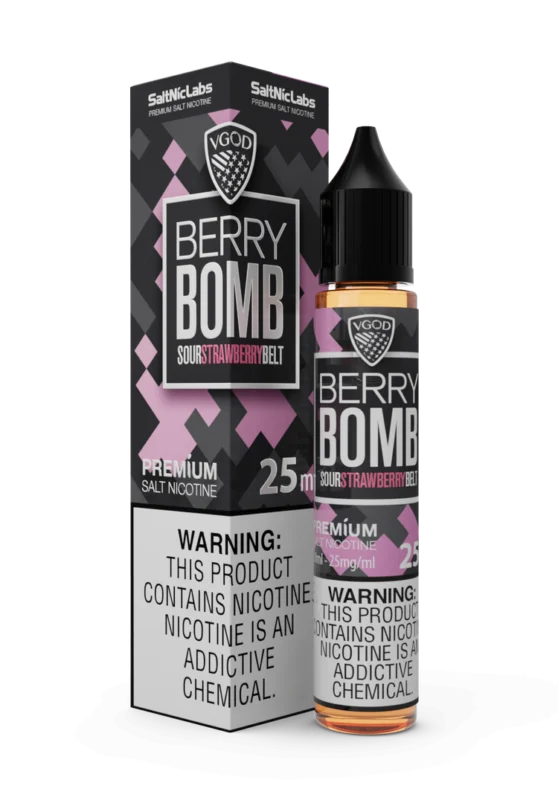 سالت سالت بمب توت فرنگی ویگادVGOD Berry Bomb SaltNic E‑Liquid