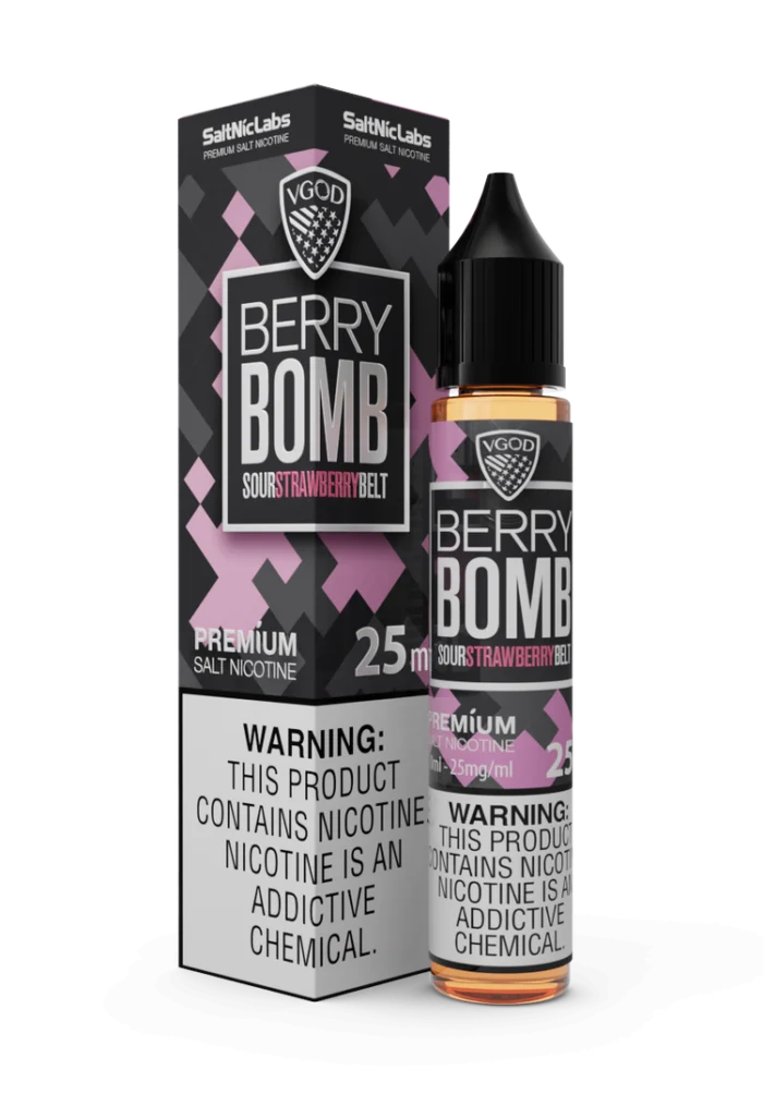 سالت سالت بمب توت فرنگی ویگادVGOD Berry Bomb SaltNic E‑Liquid
