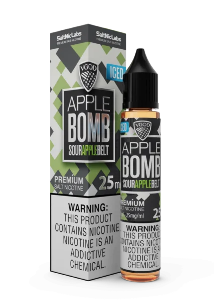 سالت بمب سیب یخ ویگادویگاد VGOD IcedApple Bomb SaltNic