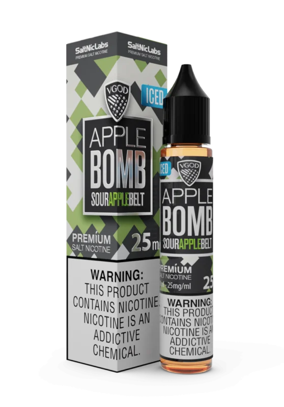 سالت بمب سیب یخ ویگادویگاد VGOD IcedApple Bomb SaltNic