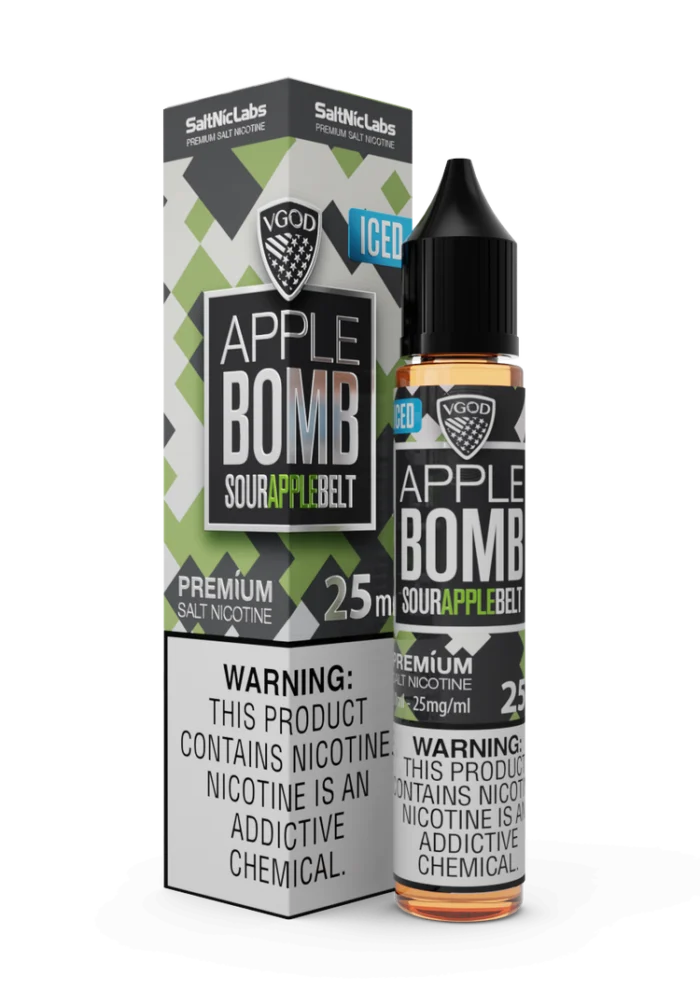 سالت بمب سیب یخ ویگادویگاد VGOD IcedApple Bomb SaltNic