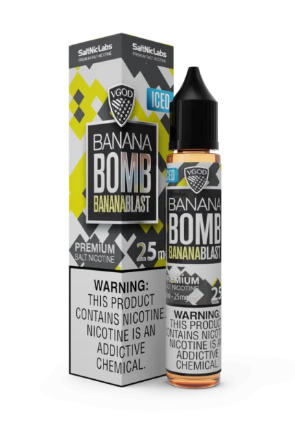 سالت بمب موز یخ ویگادVGOD Iced Banana Bomb SaltNic