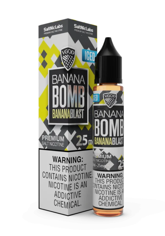 سالت بمب موز یخ ویگادVGOD Iced Banana Bomb SaltNic