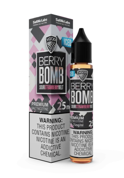 سالت بمب توت فرنگی یخ ویگاد VGOD Iced Berry Bomb SaltNic