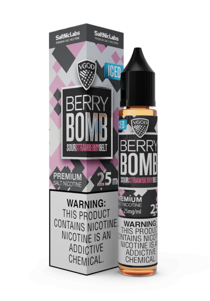 سالت بمب توت فرنگی یخ ویگاد VGOD Iced Berry Bomb SaltNic