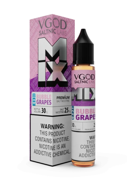 سالت انگور آدامسی یخ ویگاد VGOD MIX Iced Bubble Grapes